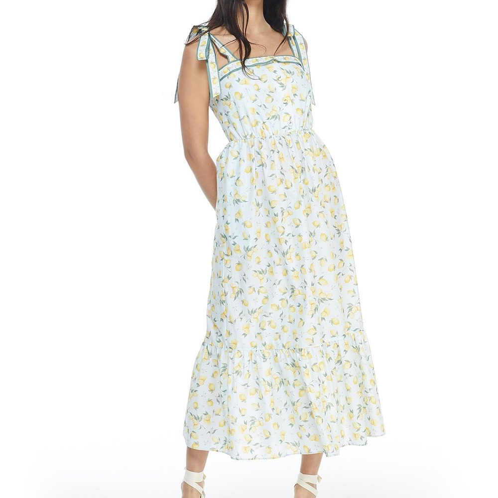 Gal Meets Glam Collection Lemon Maxi Dress